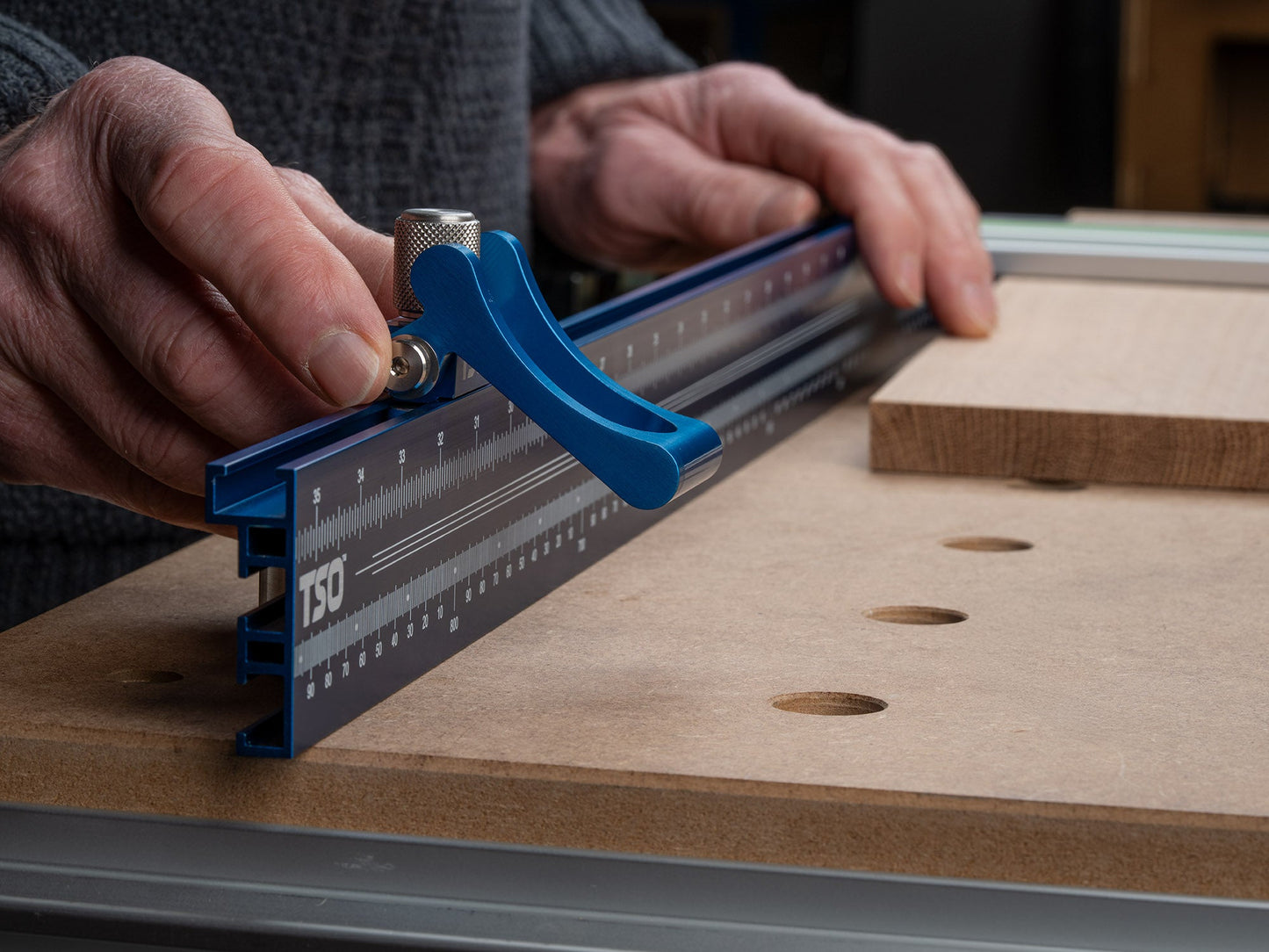 TSO Products 900mm Multifunction Workbench Fence & Stop Set