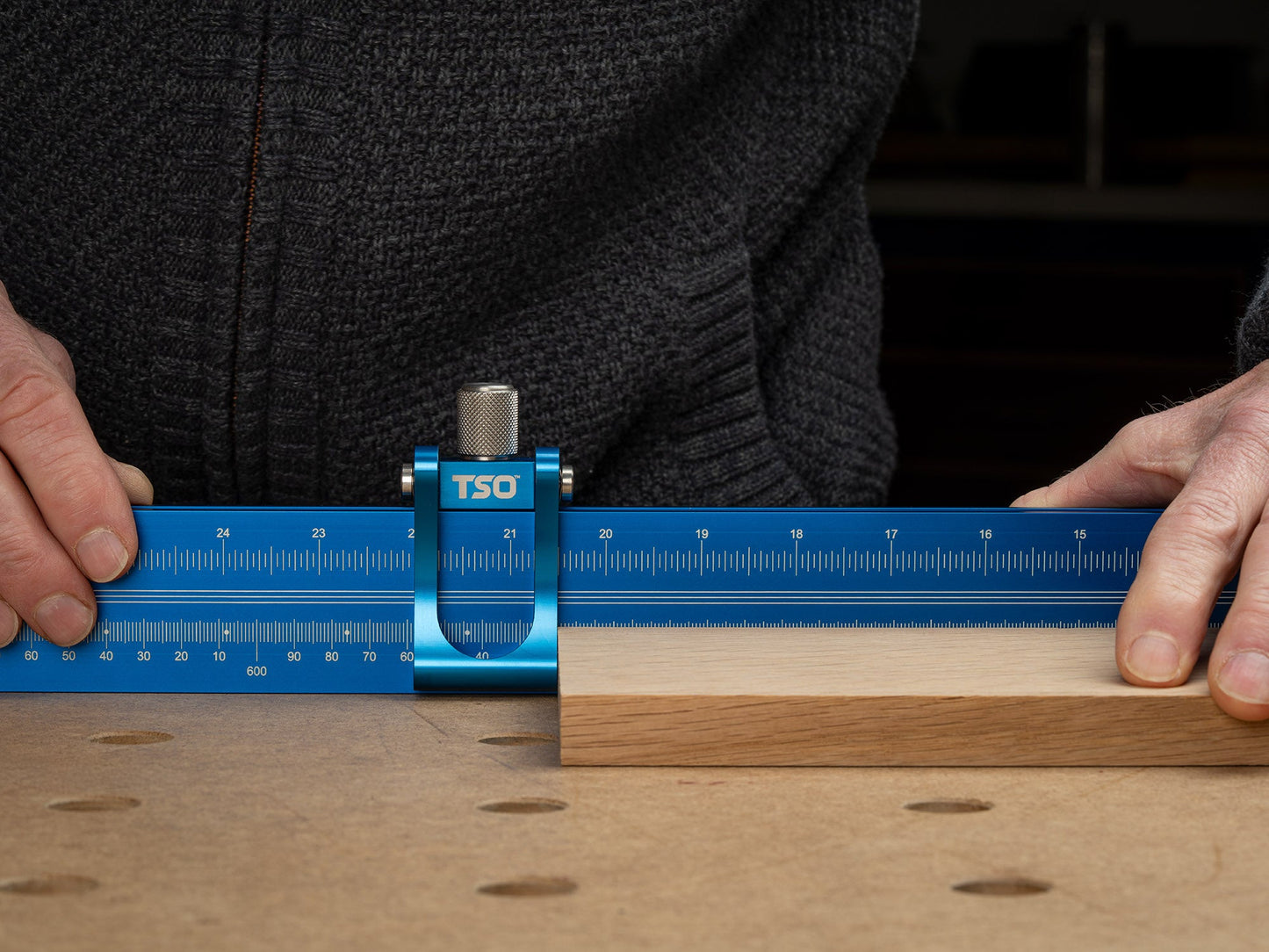 TSO Products 900mm Multifunction Workbench Fence & Stop Set