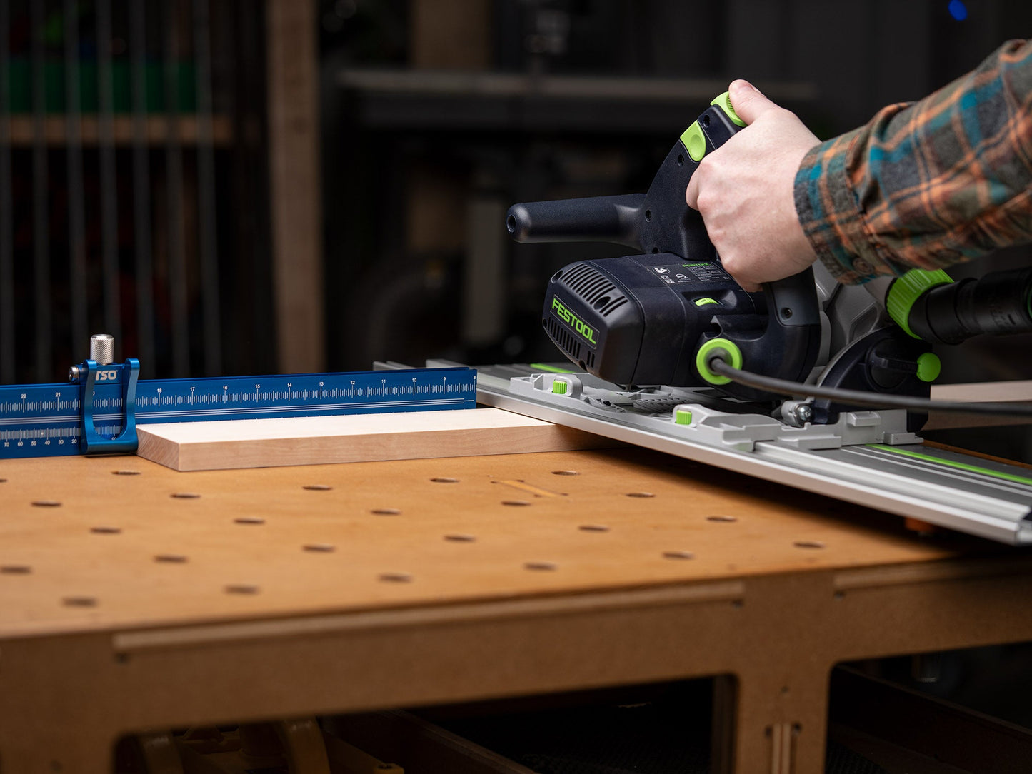 TSO Products 900mm Multifunction Workbench Fence & Stop Set