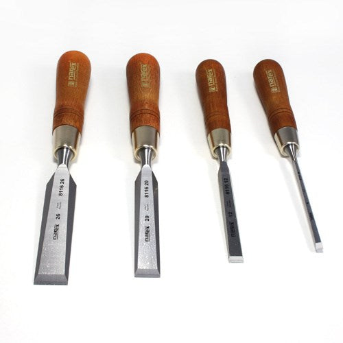 Narex Wood Line Plus Bevel Edge Cabinet Chisels Set of 4 / 6mm - 26mm