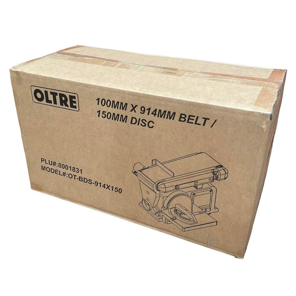 Oltre 100mm (4") x 914mm (36") Belt & 150mm (6") Disc Sander OT-BDS-914X150