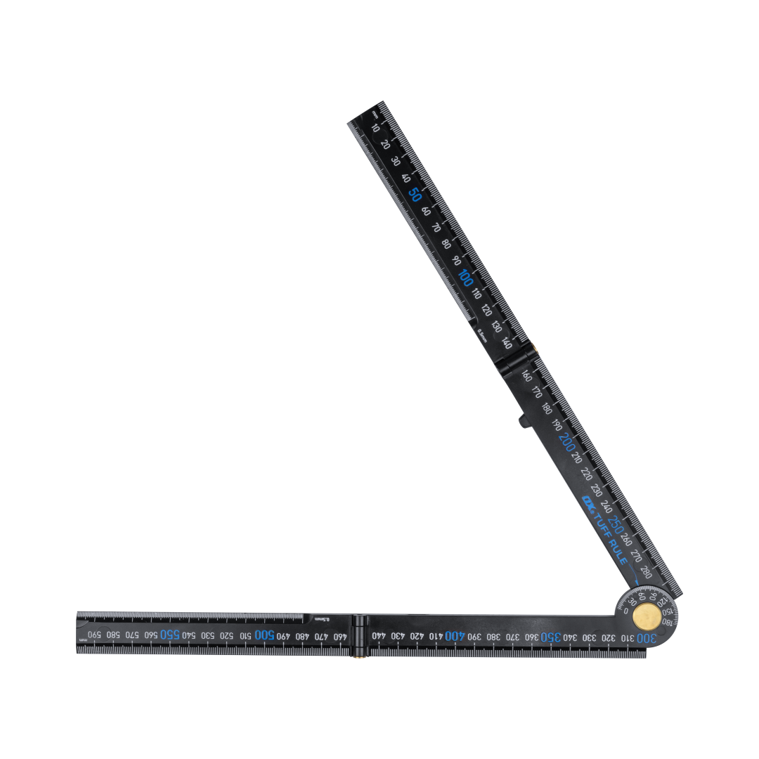 Pro Metric Tuff Rule Black - 600mm