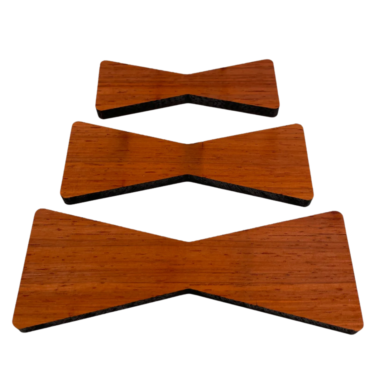 Padauk Bow Tie Timber Insert – Inlay Patch