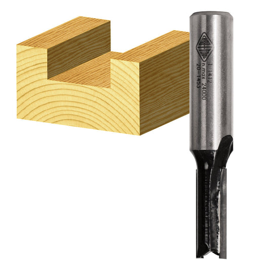 End Cutting Straight Cut Router Bits Carbitool -  1/2" Shank