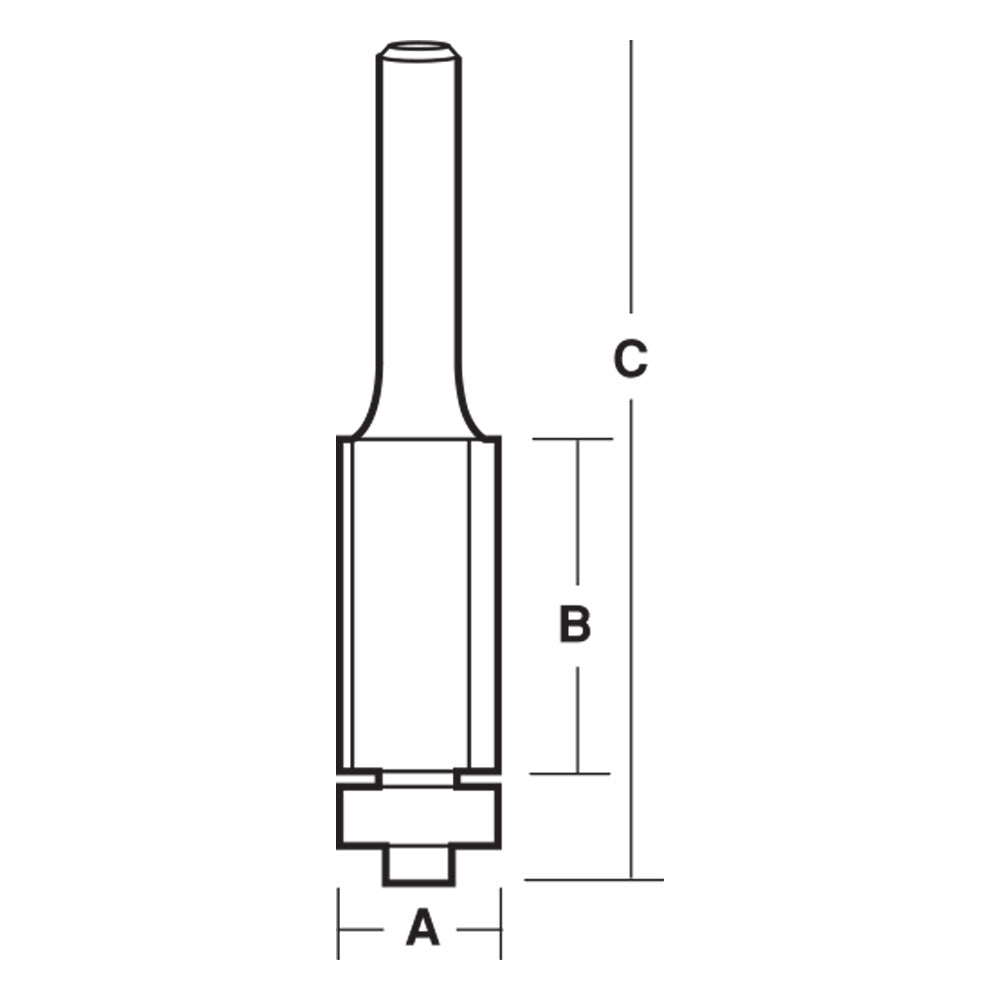 Flush Trim Router Bits Econocut - 1/4" Shank