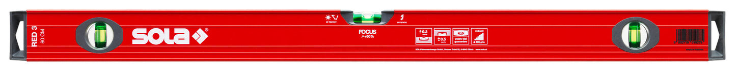 Sola Red 3 Spirit Level 200cm/2000mm