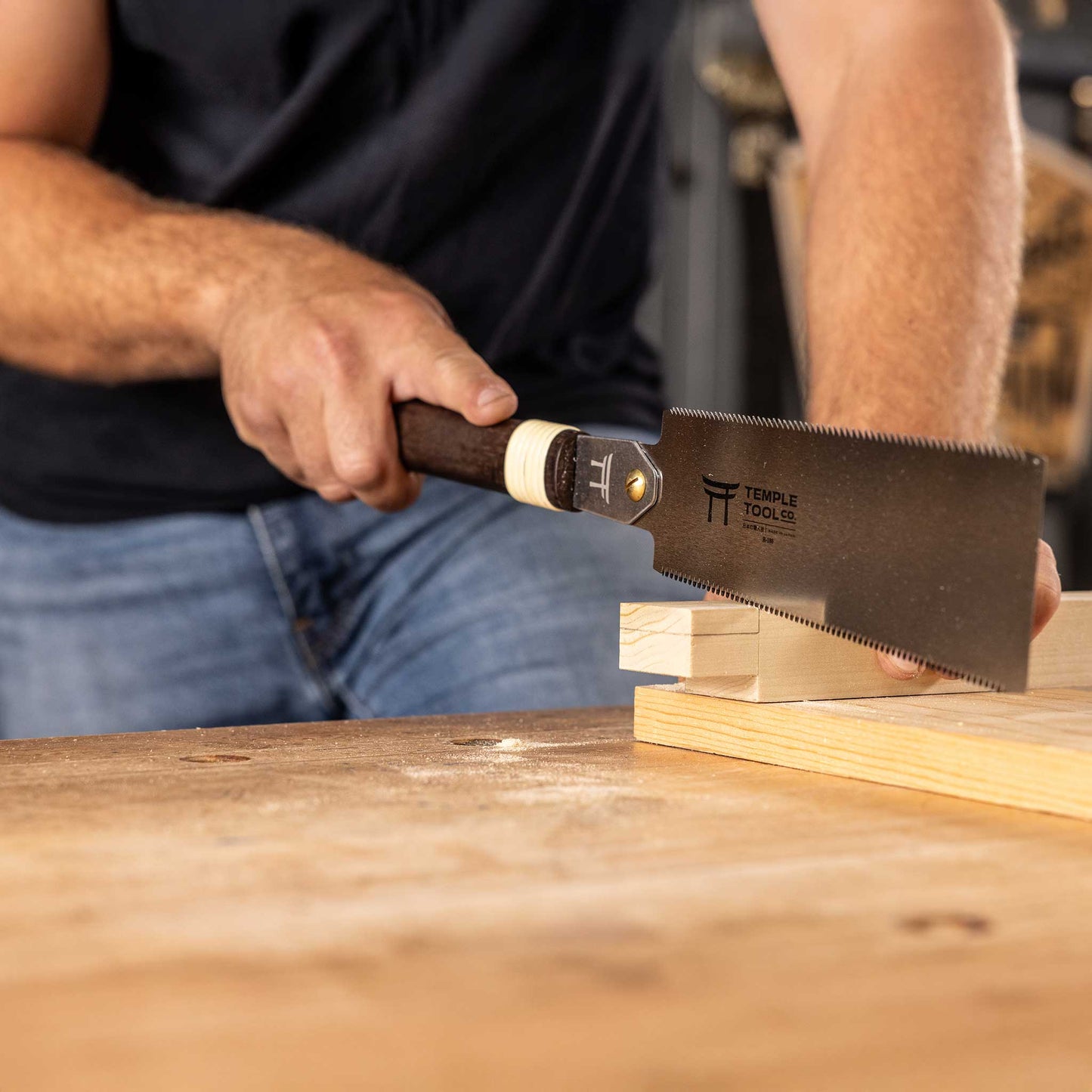 Temple Tool Co Japanese Ryoba Pull Saw | Double Edge | 180mm