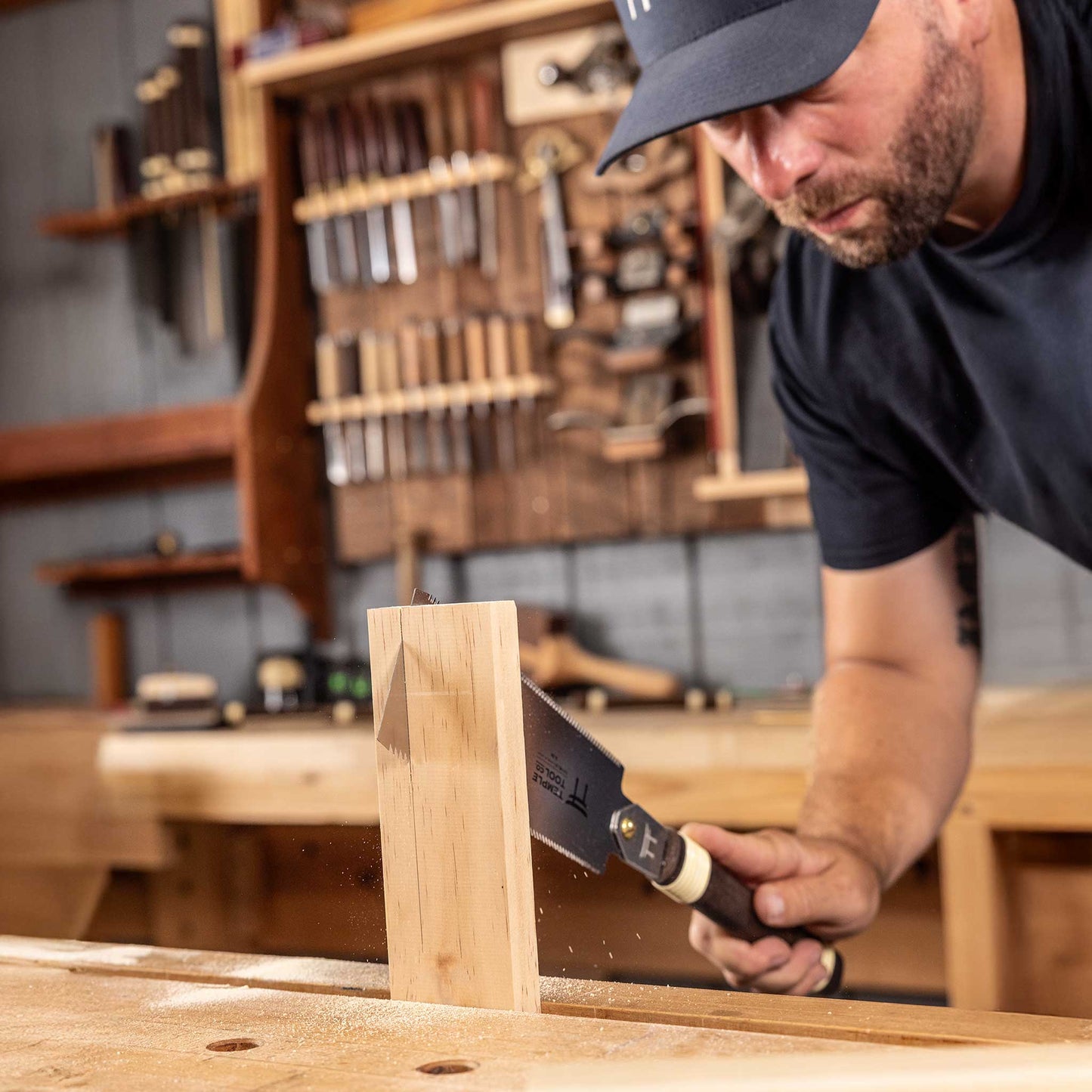 Temple Tool Co Japanese Ryoba Pull Saw | Double Edge | 180mm