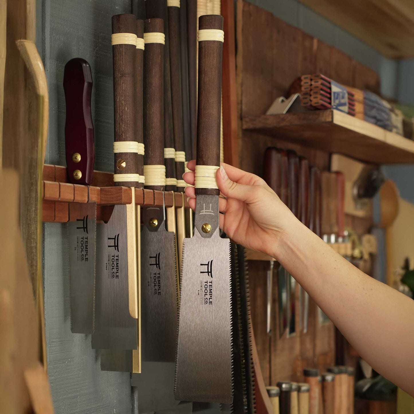 Temple Tool Co Japanese Ryoba Pull Saw | Double Edge | 180mm