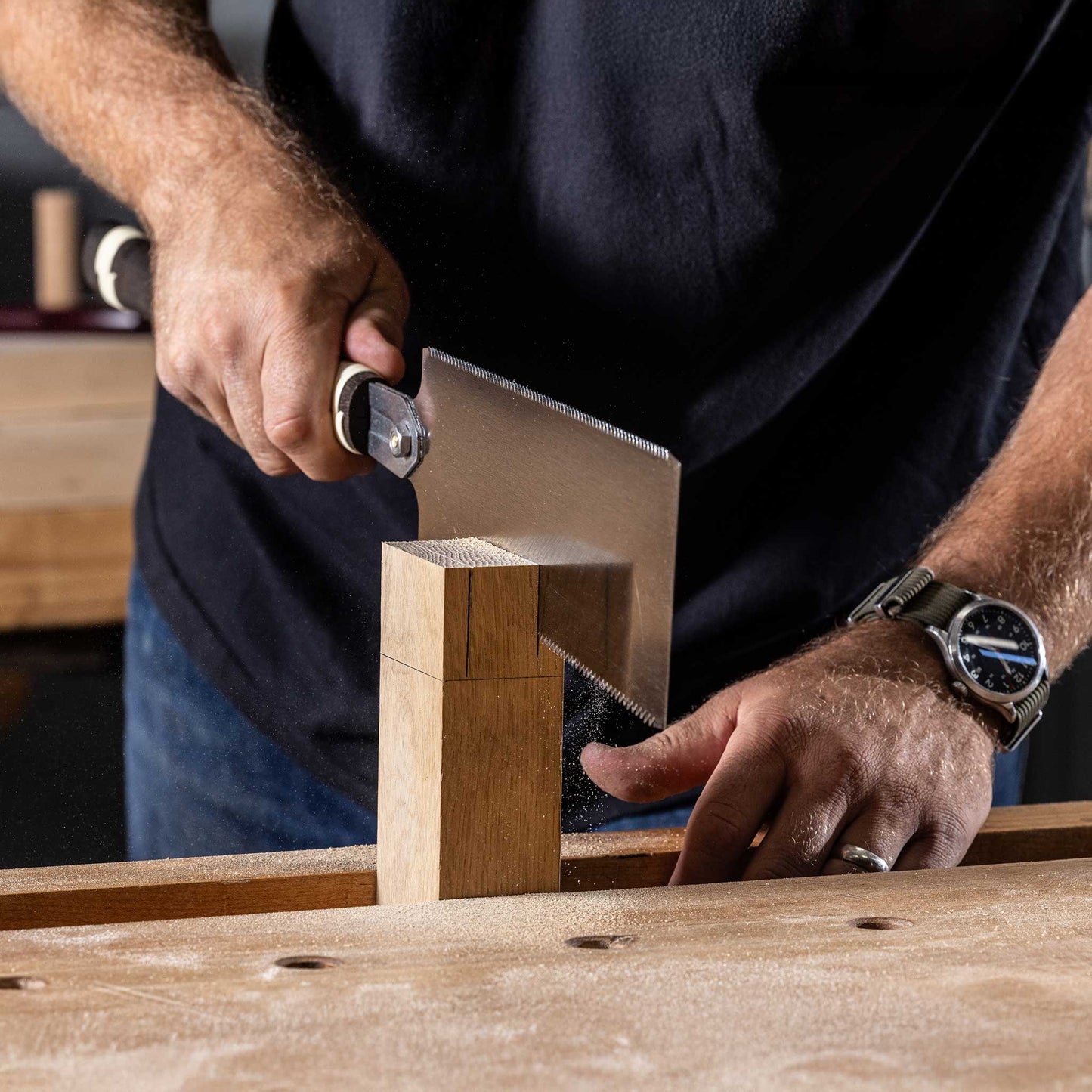 Temple Tool Co Japanese Ryoba Pull Saw | Double Edge | 240mm