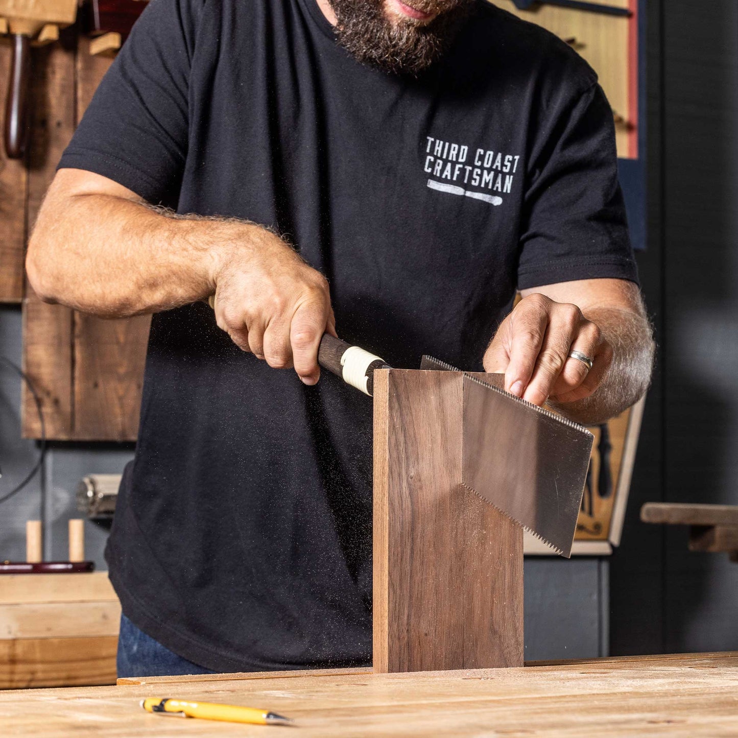 Temple Tool Co Japanese Ryoba Pull Saw | Double Edge | 240mm