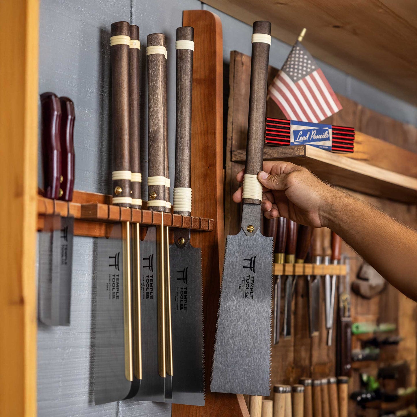 Temple Tool Co Japanese Ryoba Pull Saw | Double Edge | 240mm