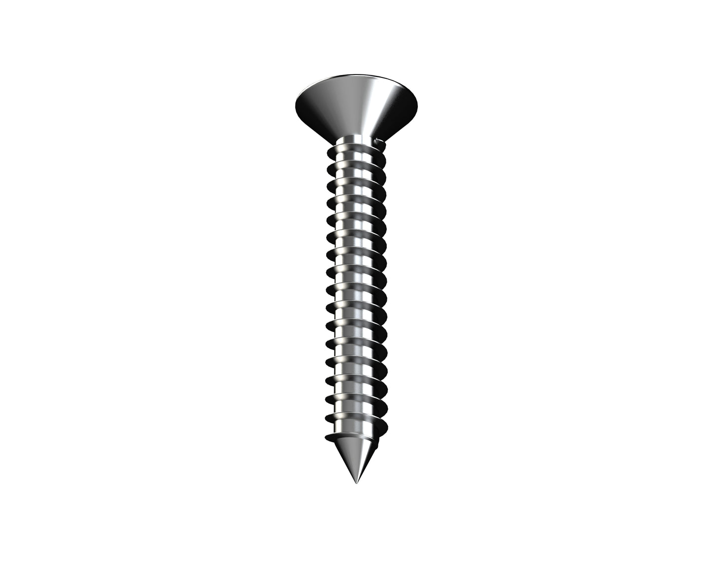 8G x 25mm Self Tapping Screws CSK ZP Bremick