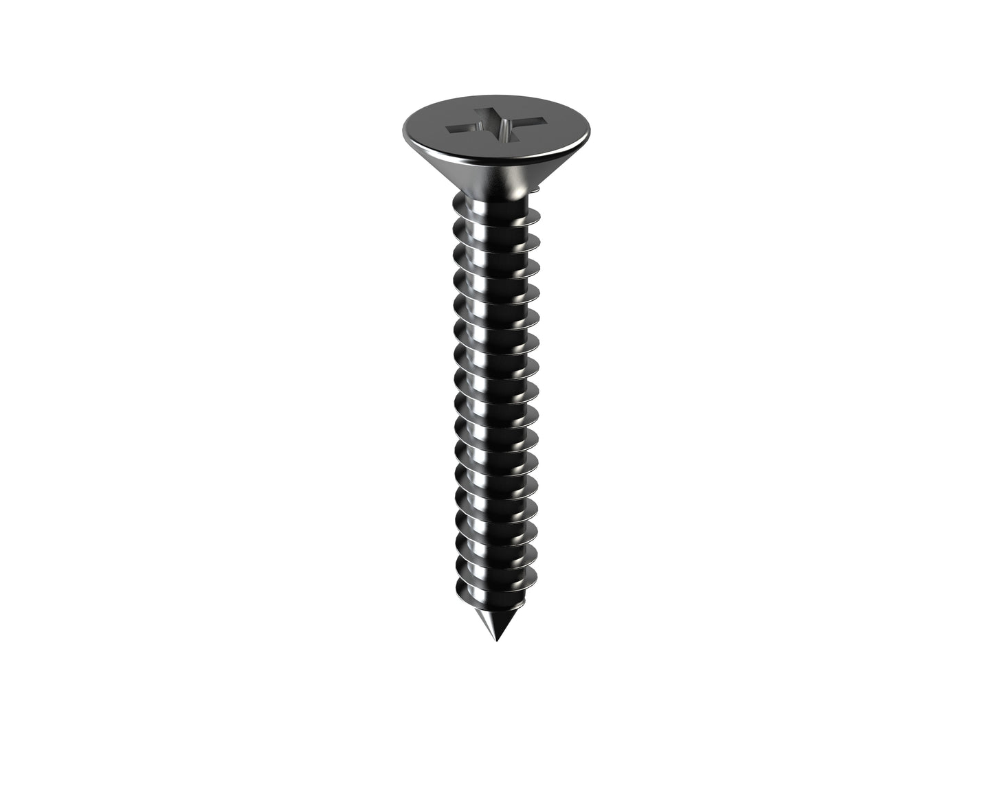 8G x 25mm Self Tapping Screws CSK ZP Bremick