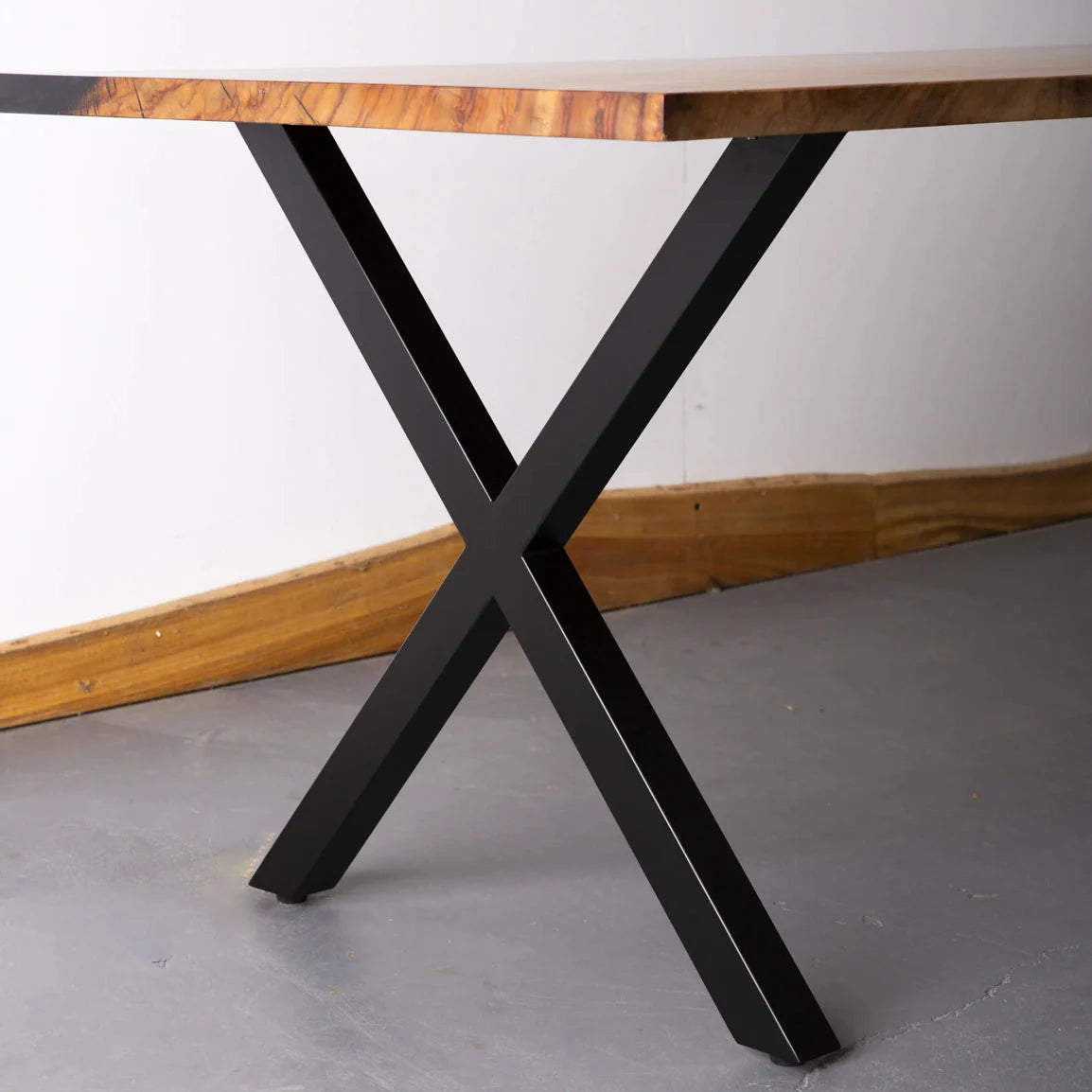 Cross Dining Table Legs 660x660x710mm - 50x50mm