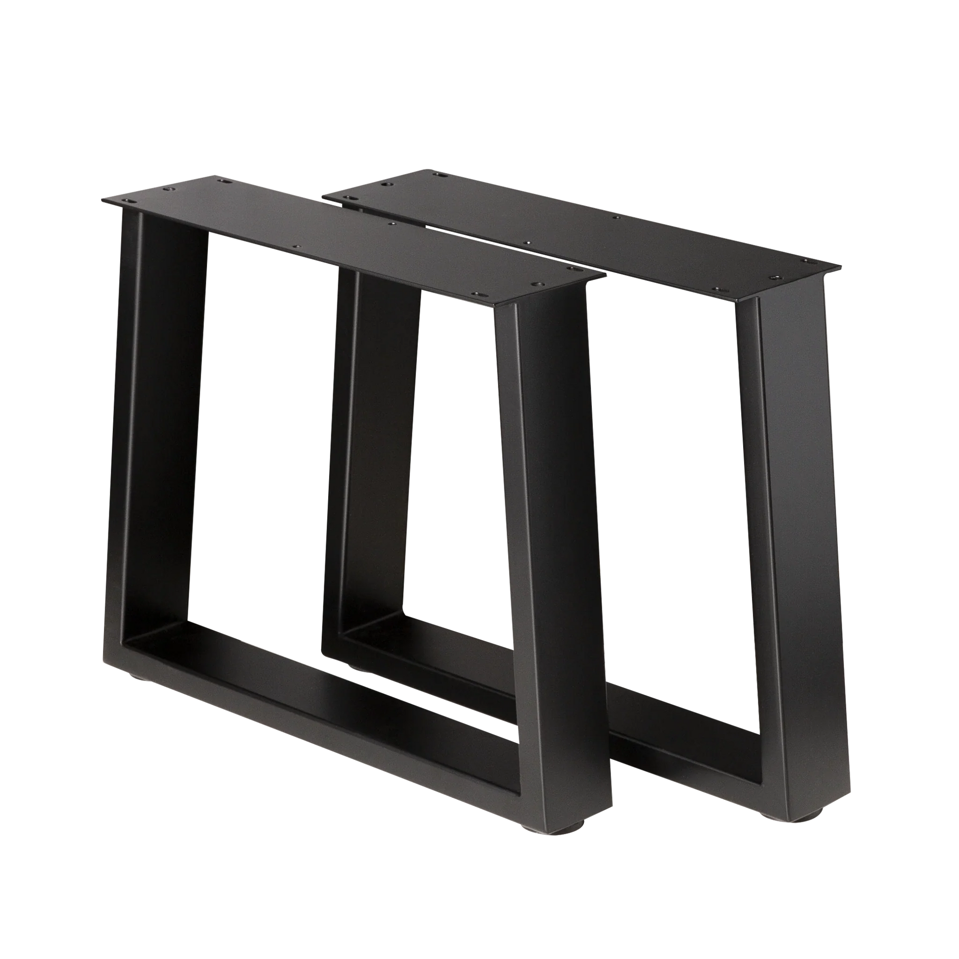 Trapezoid Coffee Table Legs Wide Bottom 430x500x410mm - 75x25mm