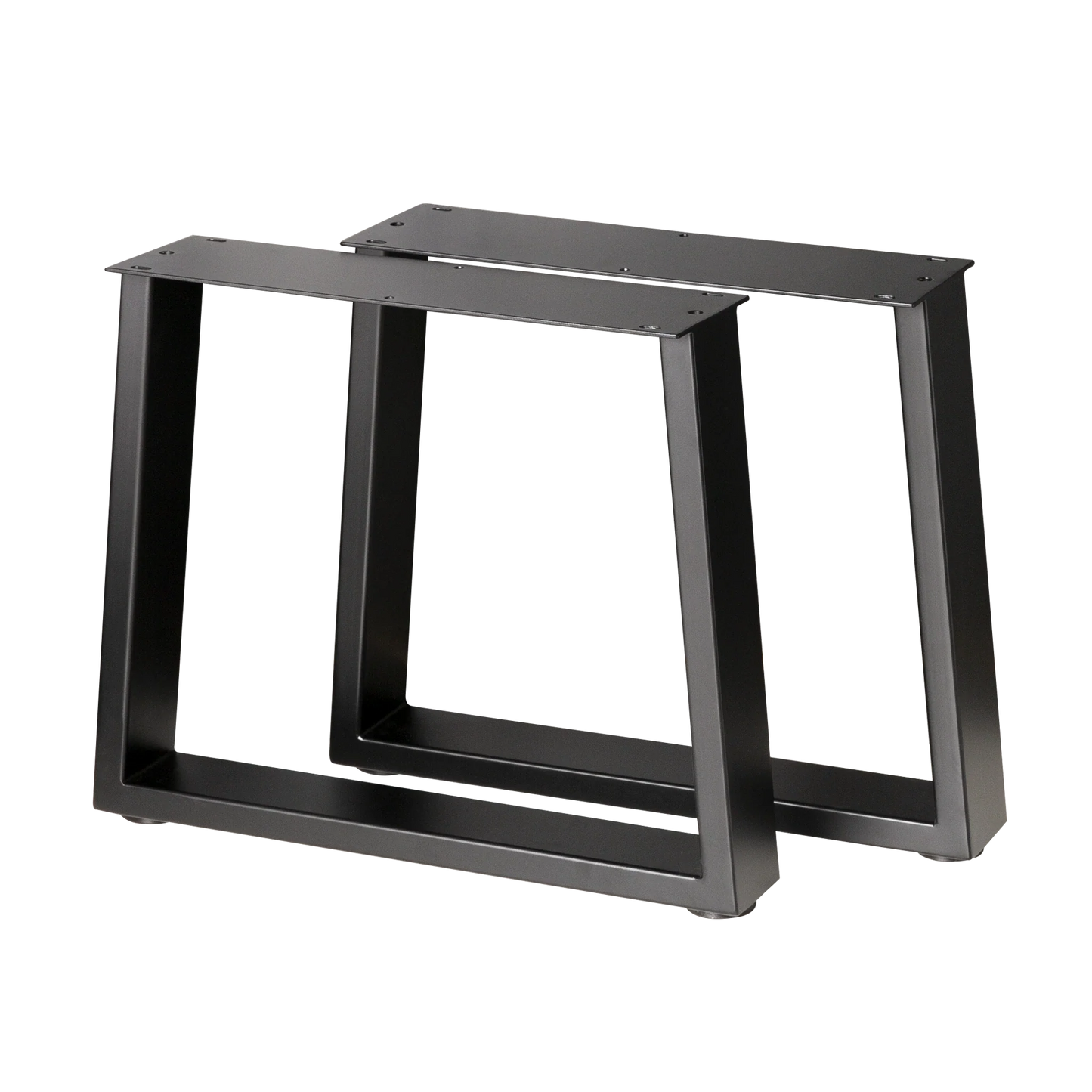 Trapezoid Coffee Table Legs Wide Bottom 430x500x410mm - 75x25mm