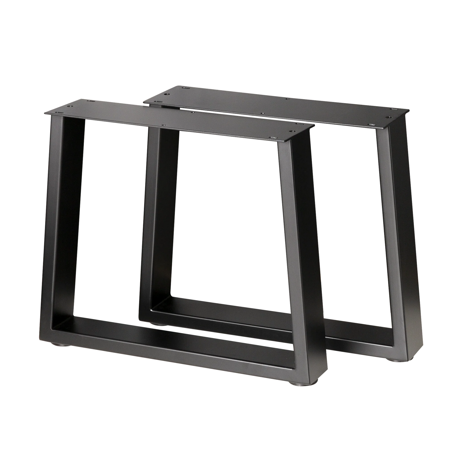 Trapezoid Coffee Table Legs Wide Bottom 430x500x410mm - 75x25mm