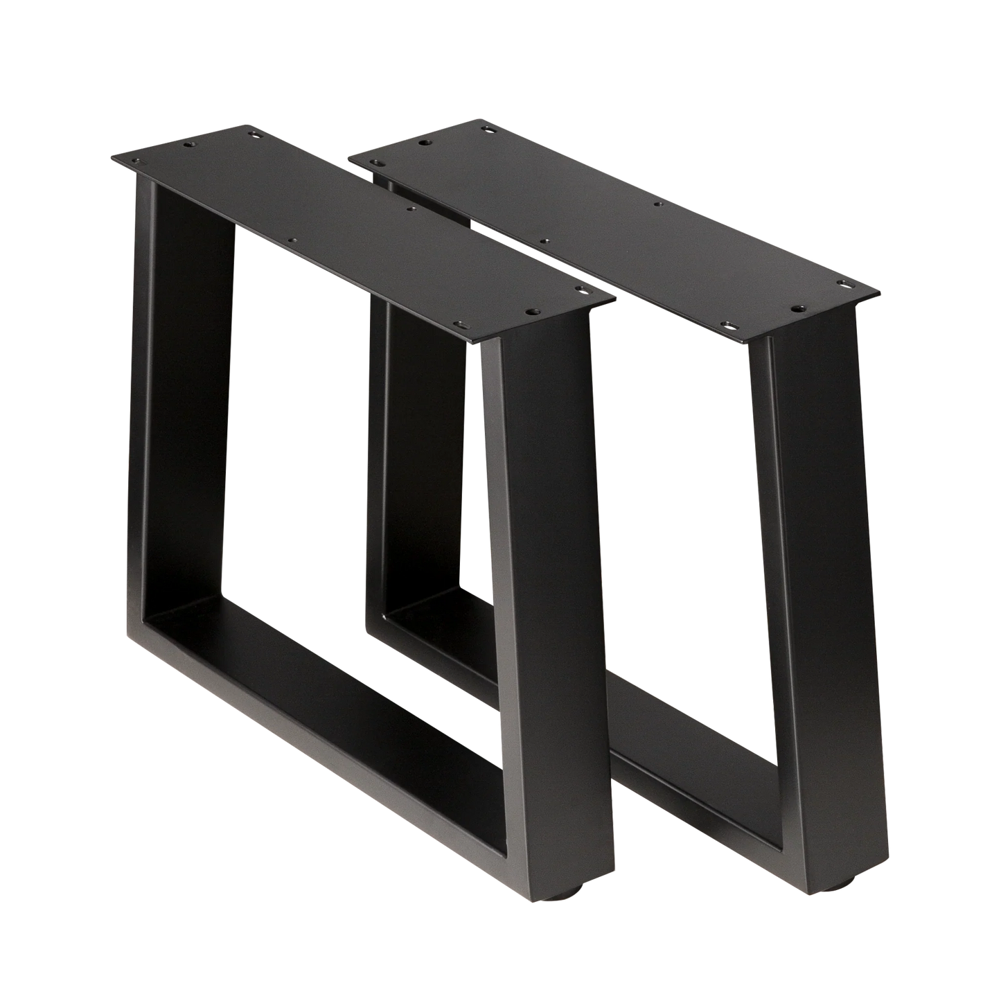 Trapezoid Coffee Table Legs Wide Bottom 430x500x410mm - 75x25mm