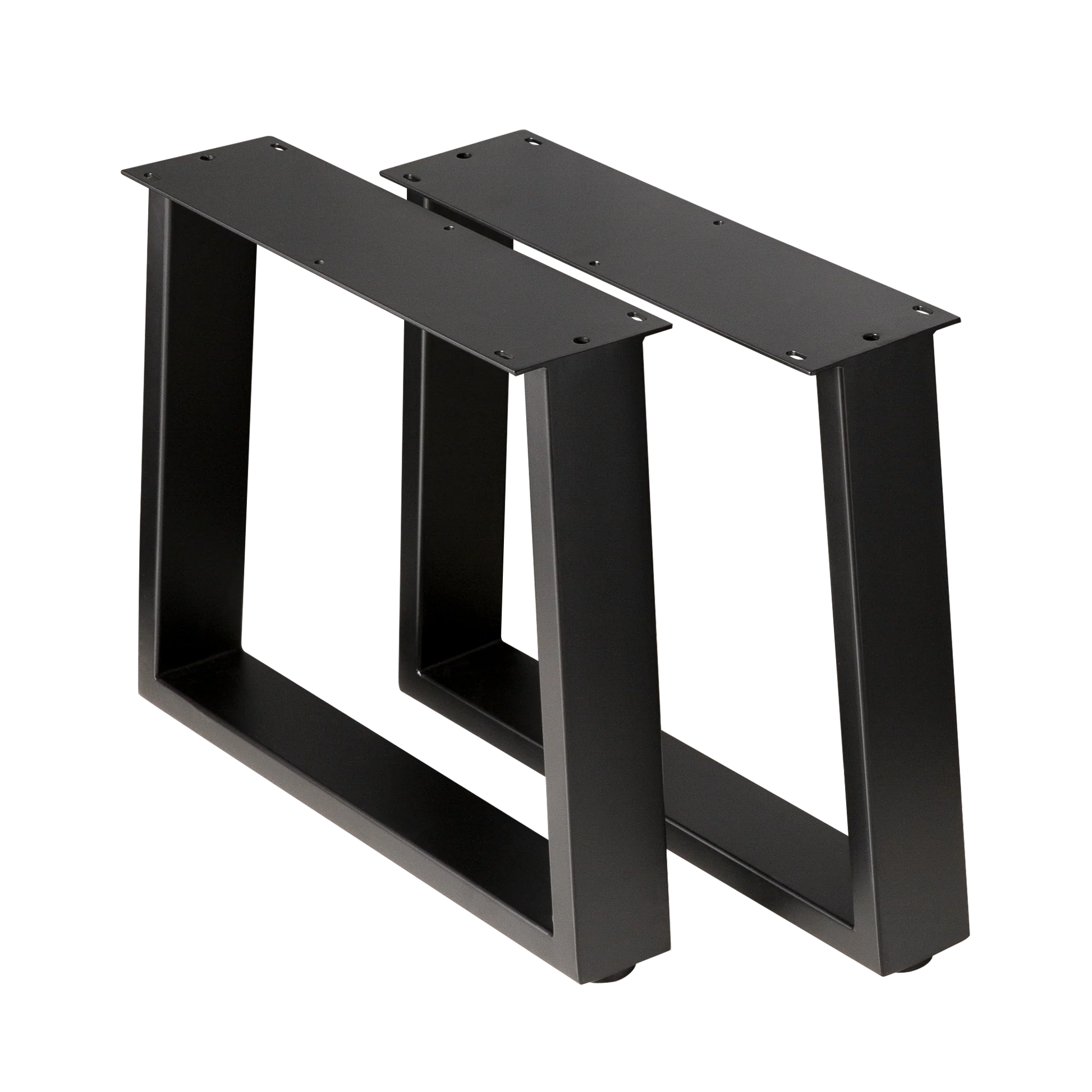 Trapezoid Coffee Table Legs Wide Bottom 430x500x410mm - 75x25mm