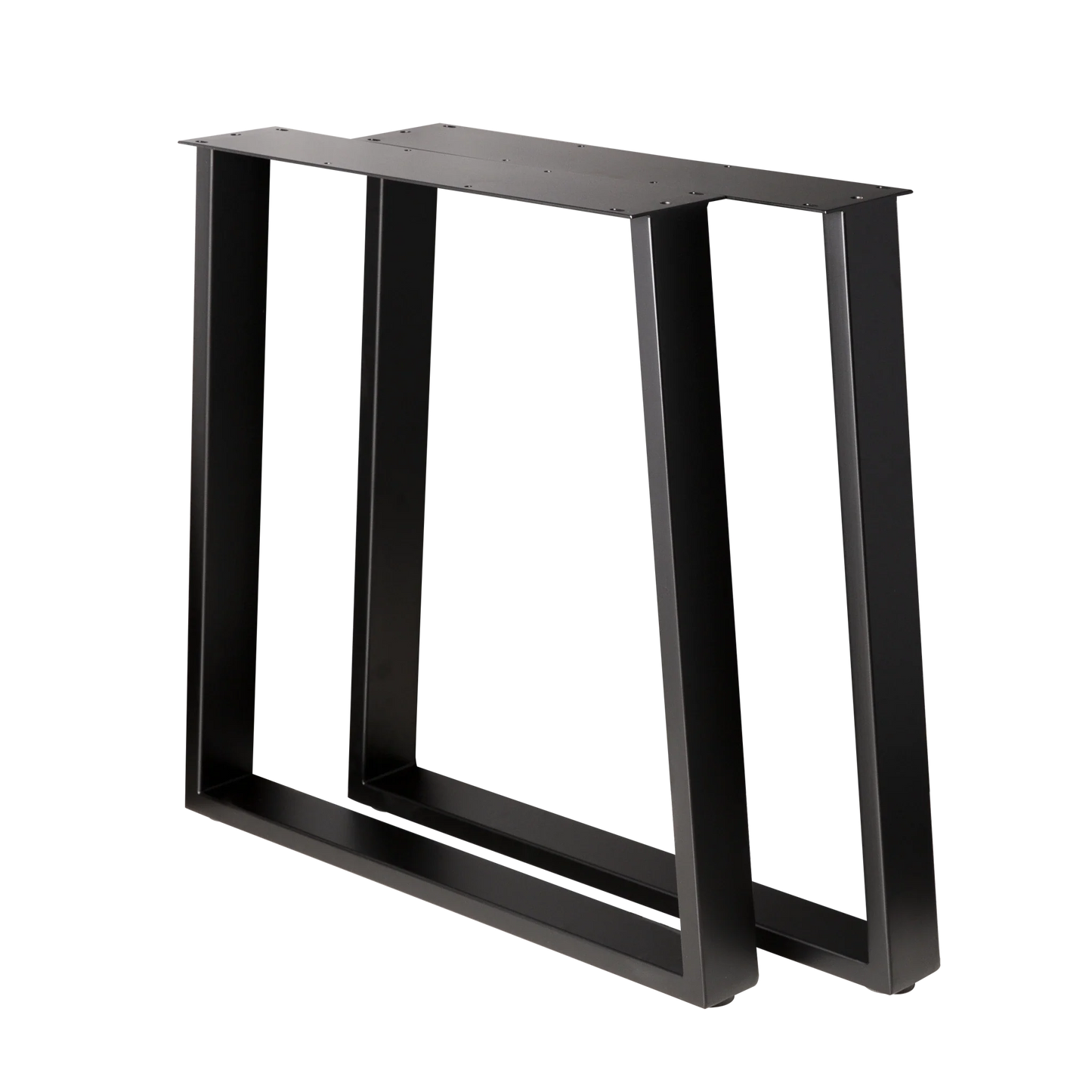 Trapezoid Dining Table Legs Wide Bottom 710x580x710mm - 75x25mm