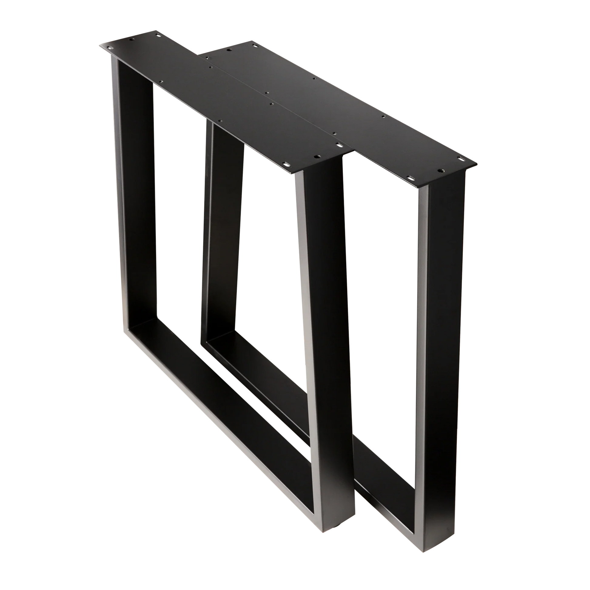 Trapezoid Dining Table Legs Wide Bottom 710x580x710mm - 75x25mm