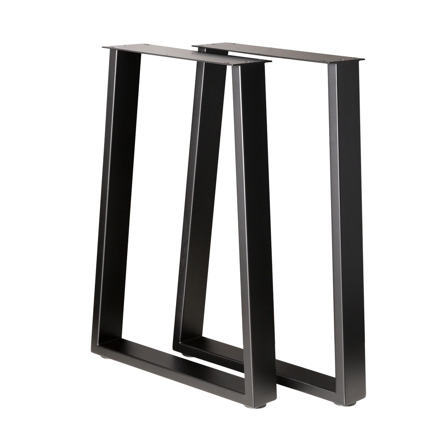 Trapezoid Desk Legs Wide Bottom 380x500x710mm - 75x25mm