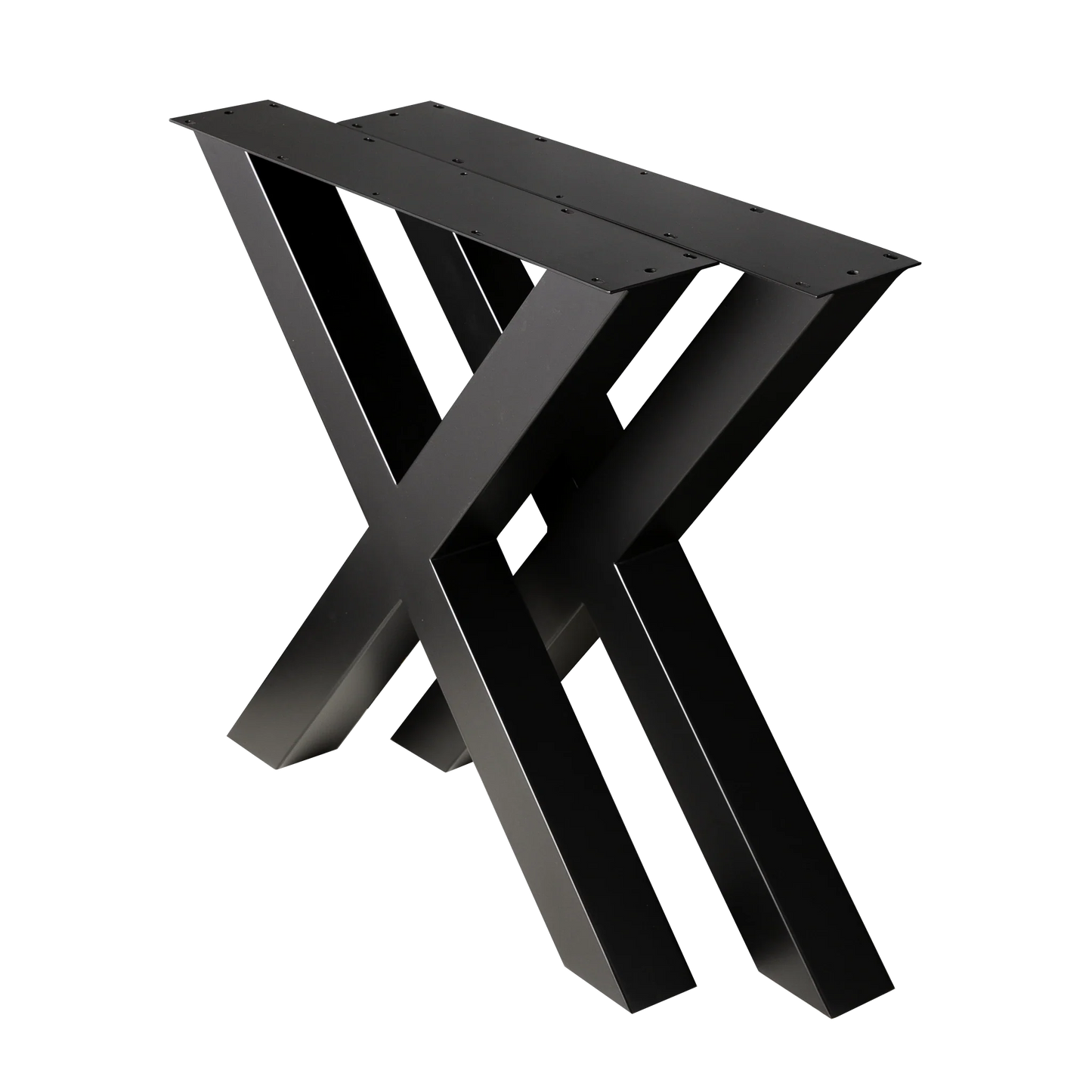 Cross Dining Table Legs Heavy Duty 710x710x710mm - 80x80mm