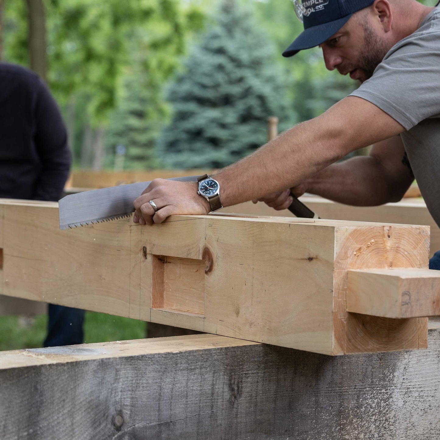 Temple Tool Co Japanese Timber Framing Saw | Crosscut | 390mm