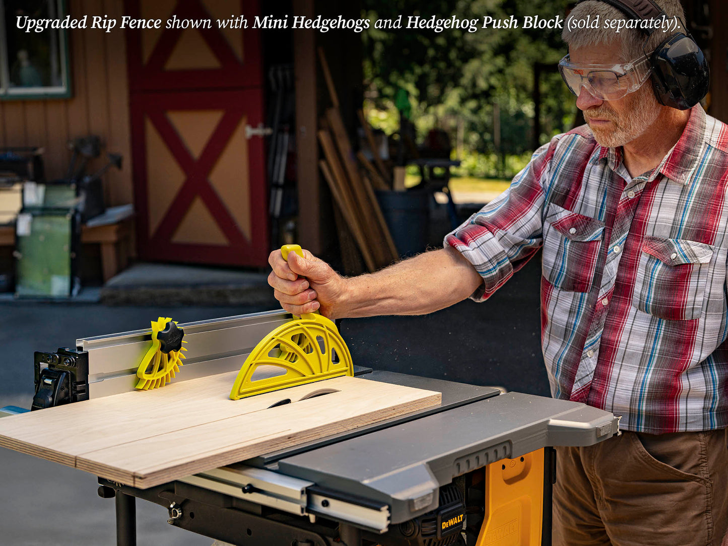 TSO Products Rip Fence with T-Slots for 210mm / 8.25" DEWALT Compact Jobsite Table Saw (DWE7485, DWE7480, DCS7485 or DW745)