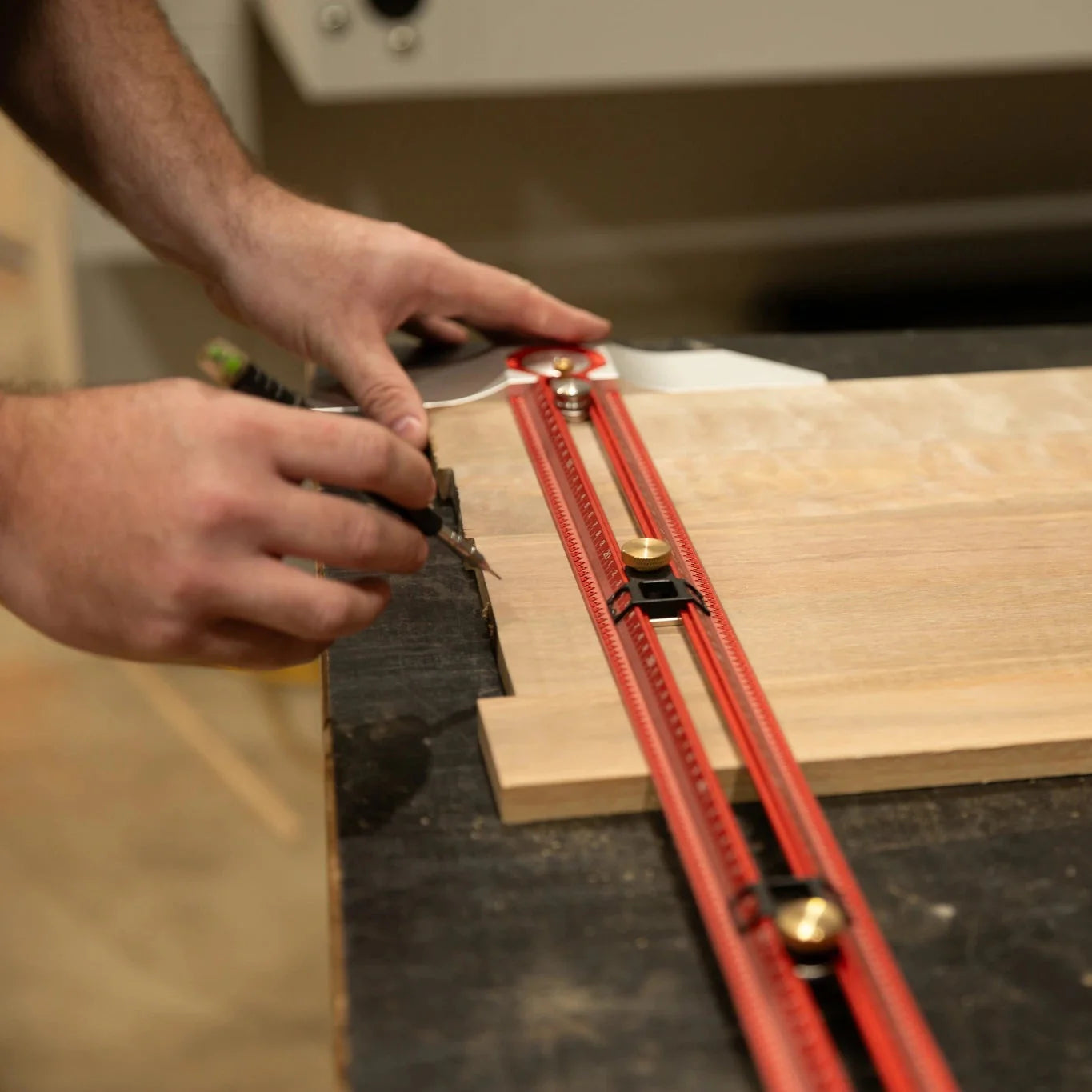 400mm MT-2465 Pro Combination T-Square - By Hongdui Tools/Hooked On Wood