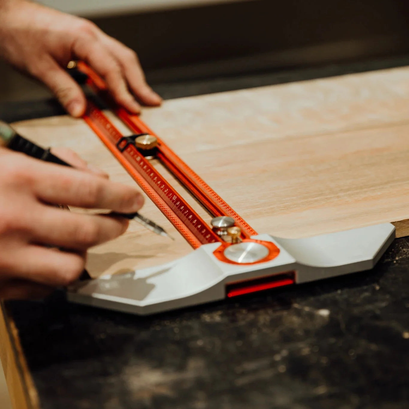 400mm MT-2465 Pro Combination T-Square - By Hongdui Tools/Hooked On Wood