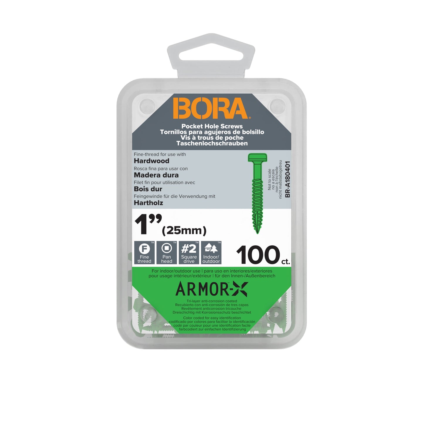 BORA Screws 25mm Fine | 100 Pack