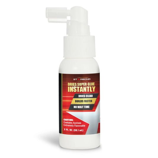 Starbond Super Glue Accelerator Pump Spray | 59ml/2oz